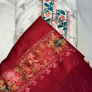 Embroidery Pakistani Dress and wrap.  Size 18. Never worn.  Beautiful design!